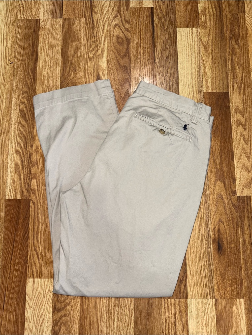 Polo Ralph Lauren Bedford Flat Front Khaki Pants Men’s Classic Fit Chino 34x30